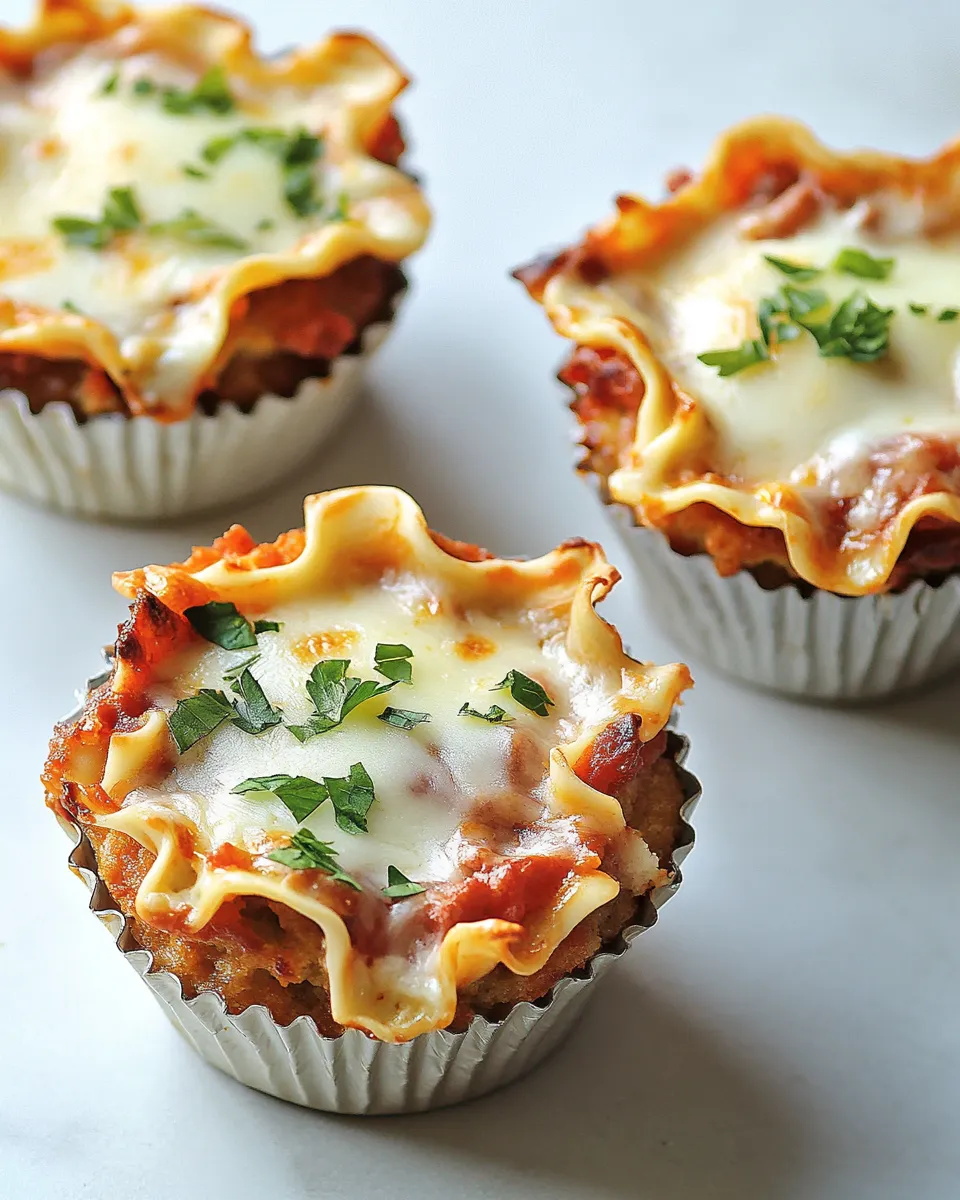 Delicious Lasagna Cupcakes dish photo