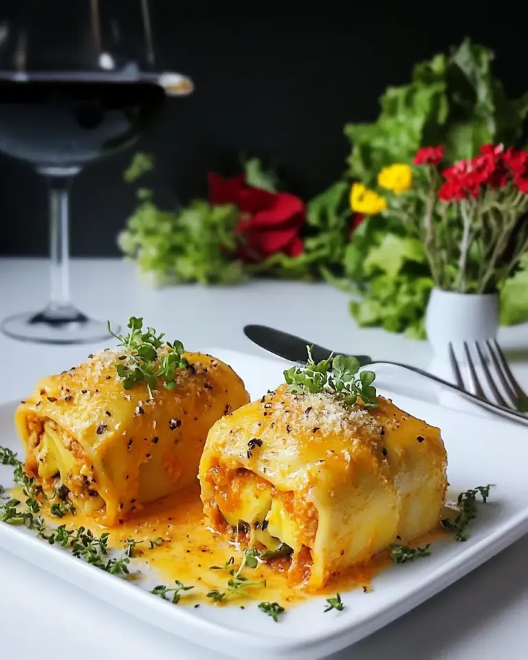 Homemade Lasagna Roll Ups For Two photo