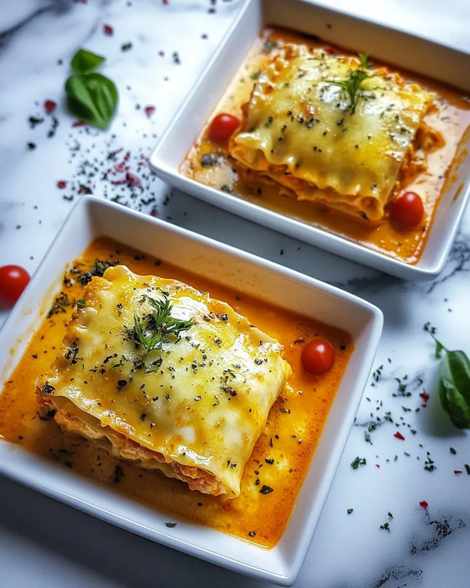 Classic Lasagna Roll Ups For Two image
