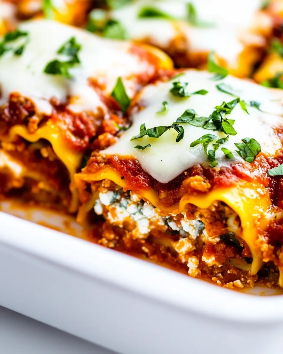 Easy Lasagna Roll Ups With Cottage Cheese recipe photo