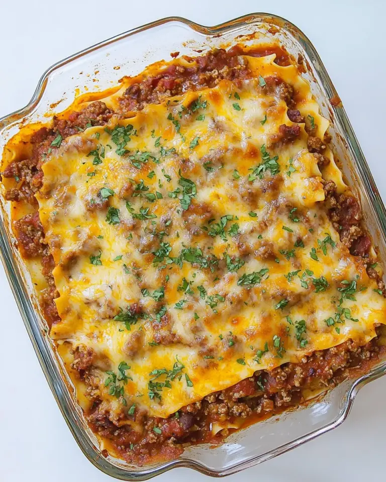 Homemade Lazy Low Fat Lasagna photo