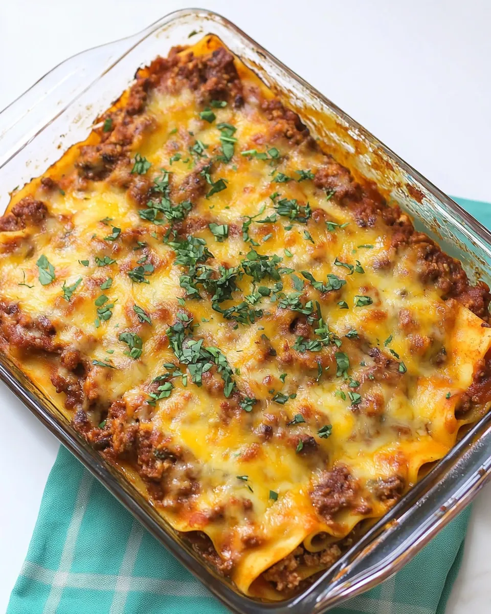 Delicious Lazy Low Fat Lasagna dish photo