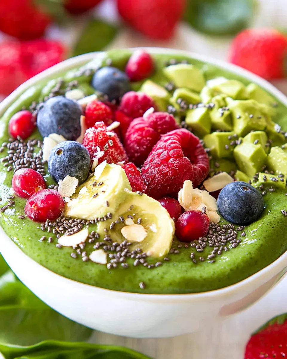 Classic Lean, Green Protein Smoothie Bowl image