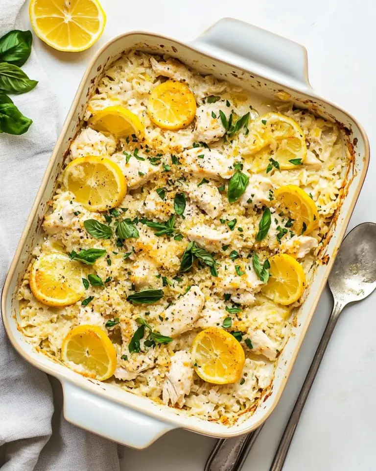 Homemade Lemon Chicken Casserole photo