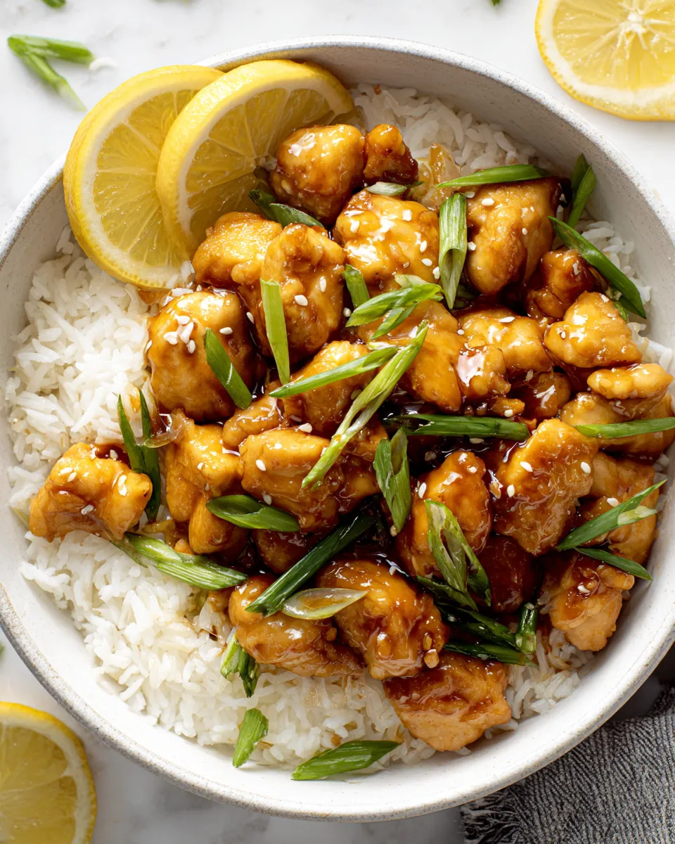 Homemade Lemon Chicken (Chinese Style) photo