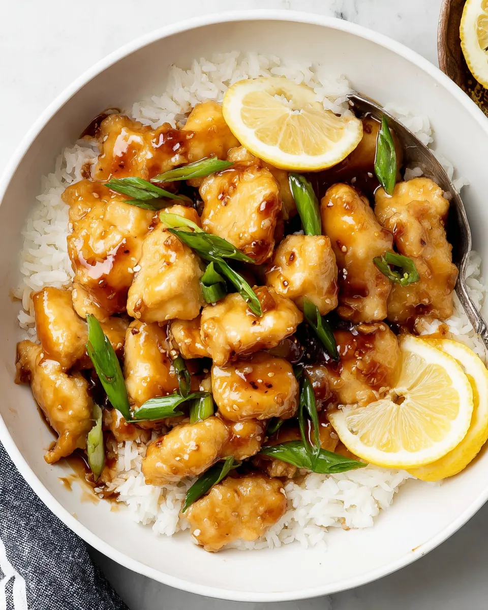 Classic Lemon Chicken (Chinese Style) recipe image