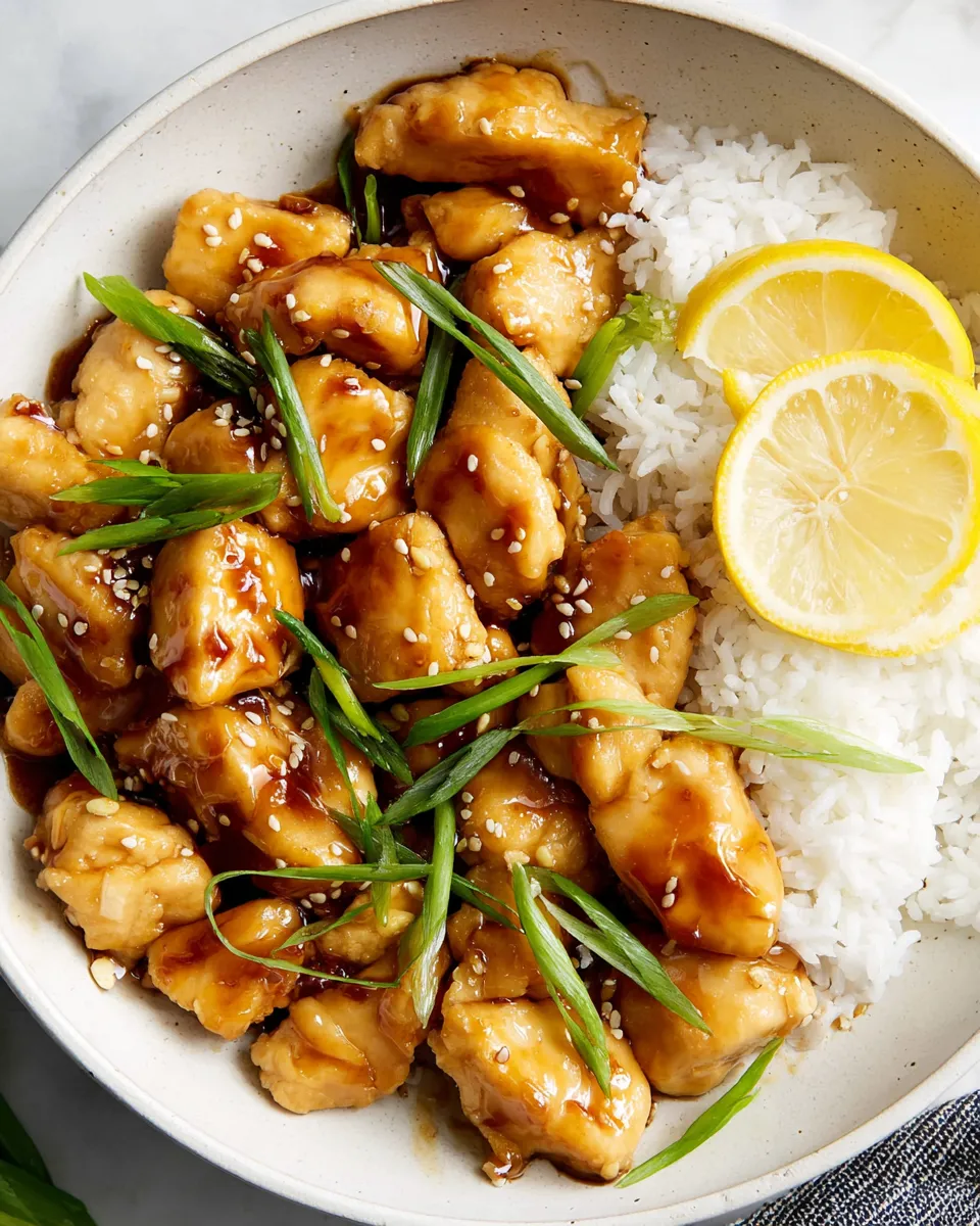 Easy Lemon Chicken (Chinese Style) dish photo
