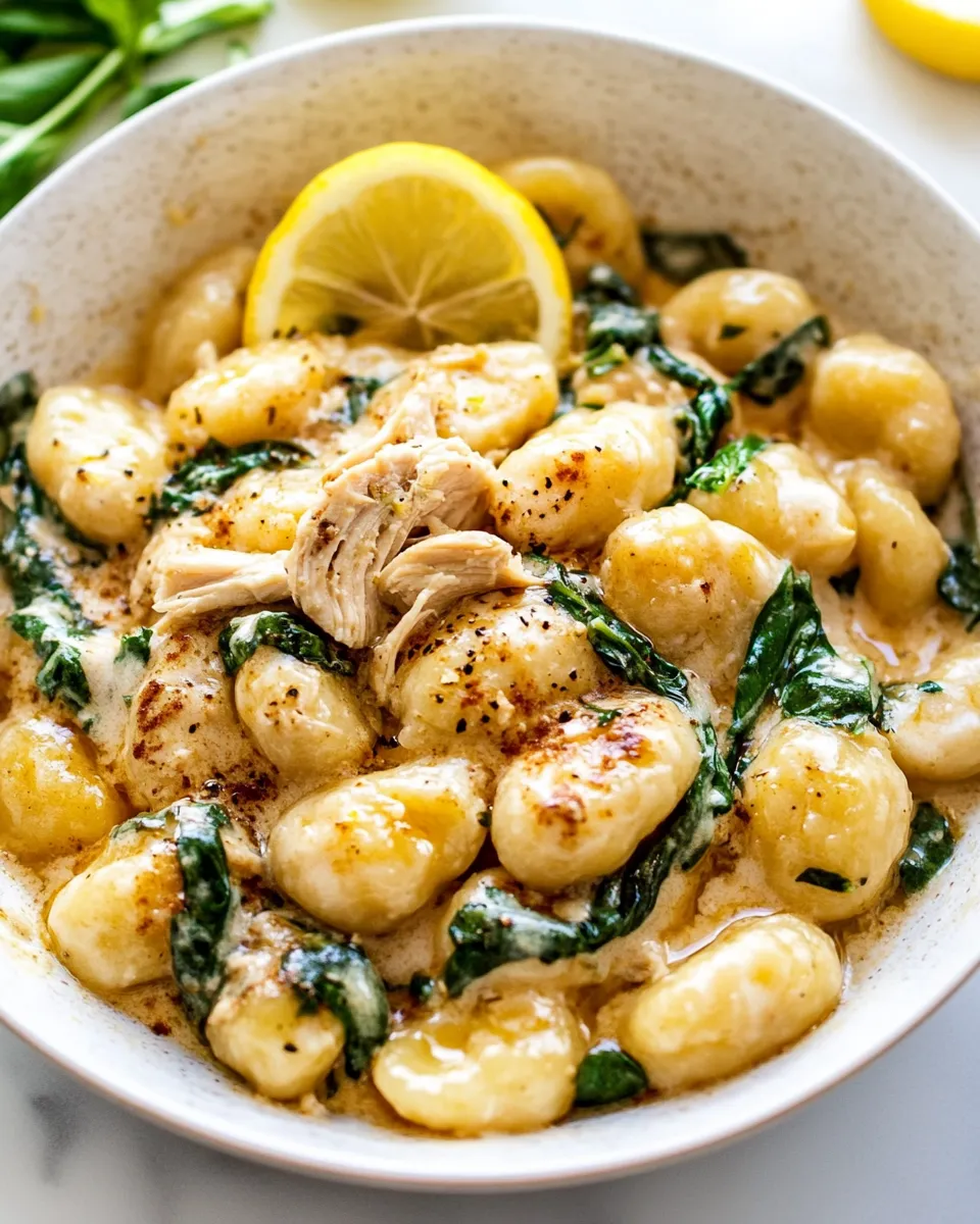 Classic Lemon Chicken Gnocchi image