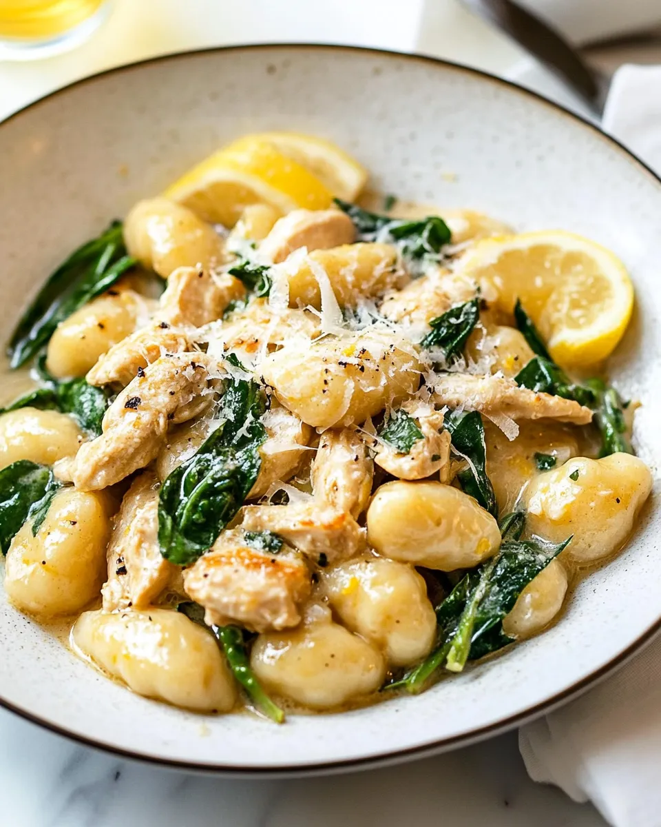 Easy Lemon Chicken Gnocchi recipe photo