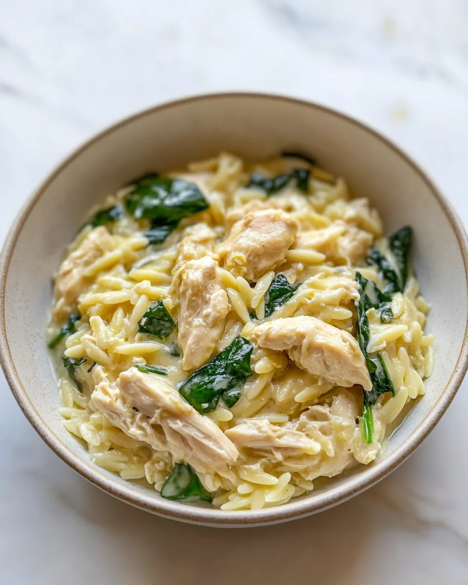 Classic Lemon Chicken Orzo image