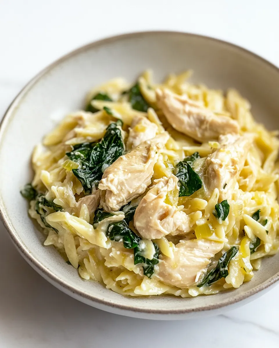 Delicious Lemon Chicken Orzo dish photo