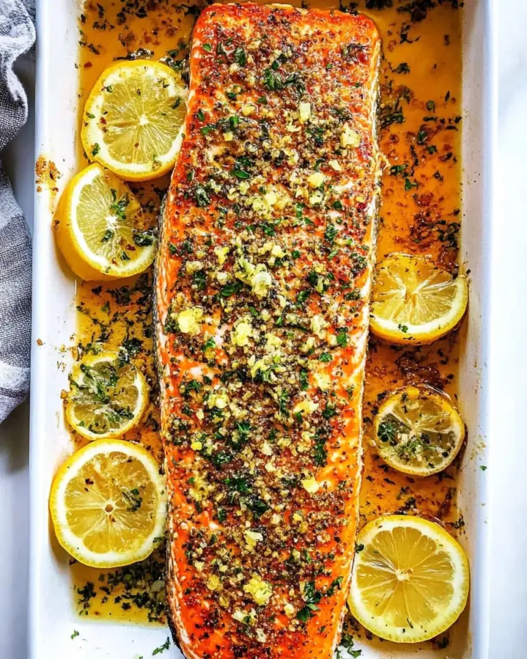 Homemade Lemon Garlic Butter Salmon photo