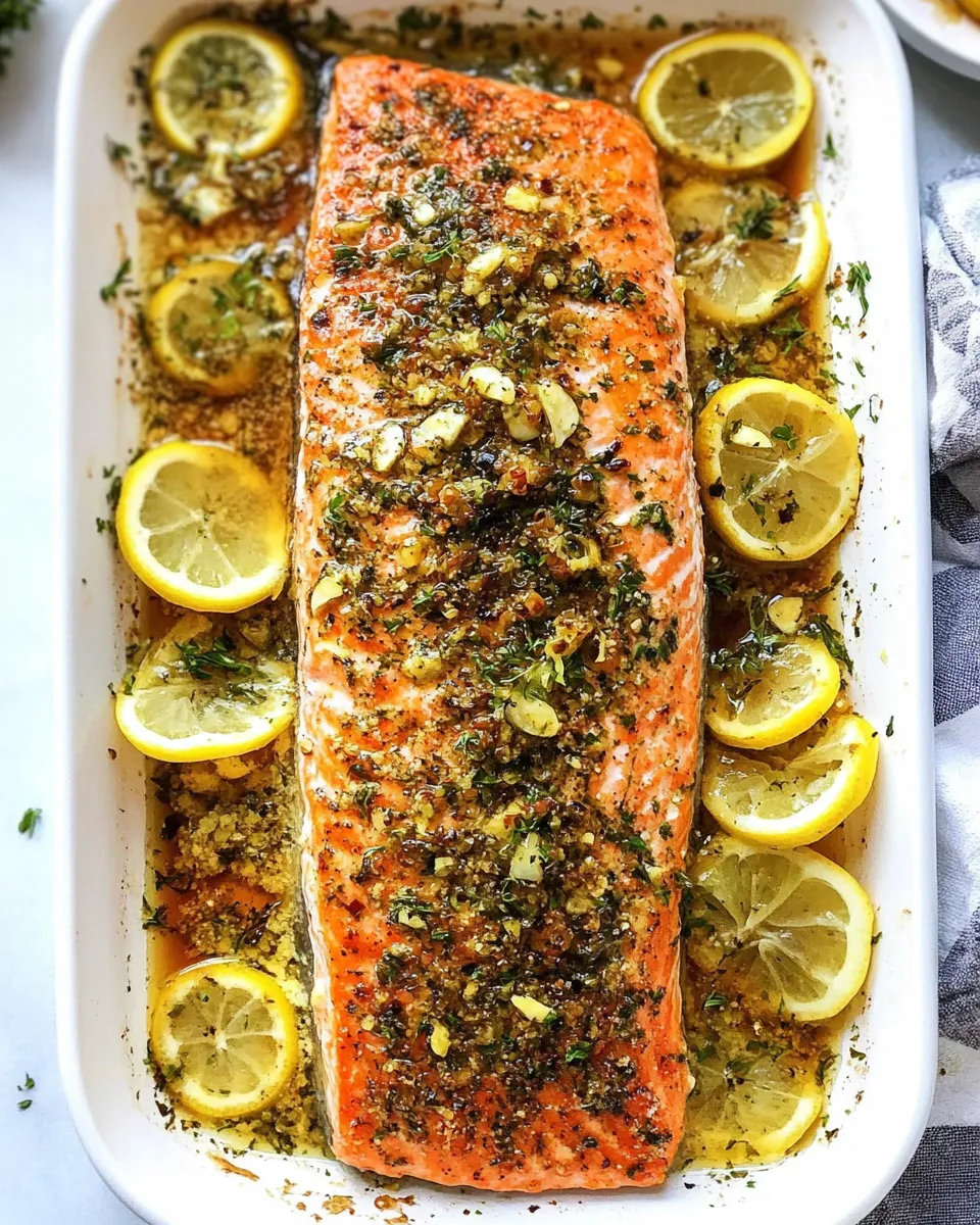 Easy Lemon Garlic Butter Salmon recipe photo