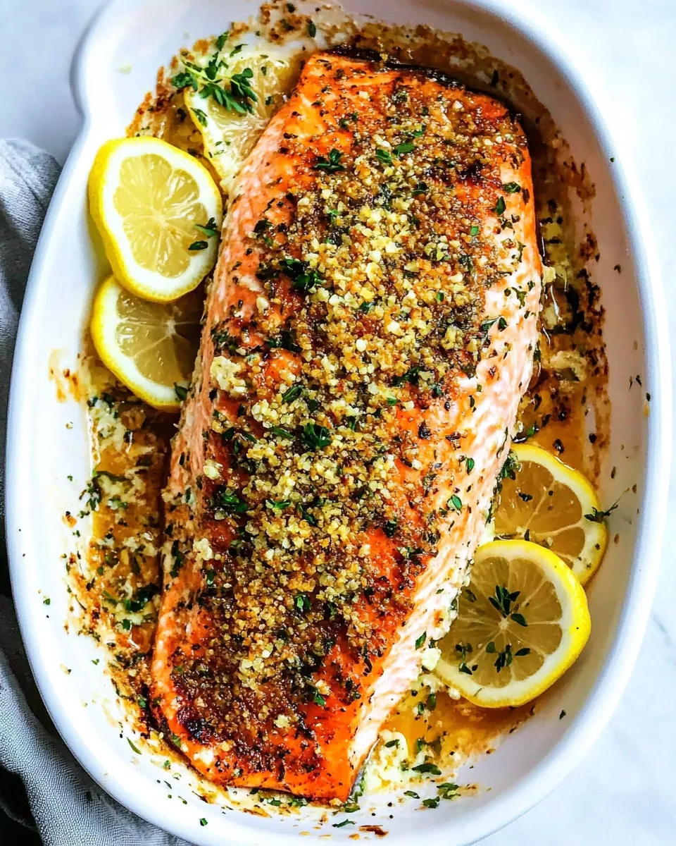 Delicious Lemon Garlic Butter Salmon dish photo