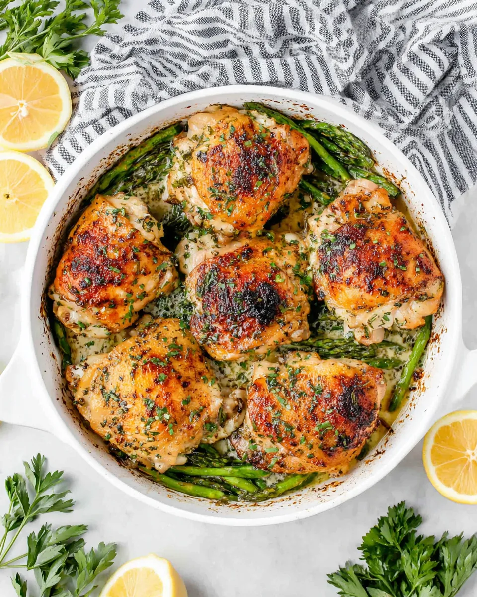 Homemade Lemon Garlic Chicken Thighs recipe photo