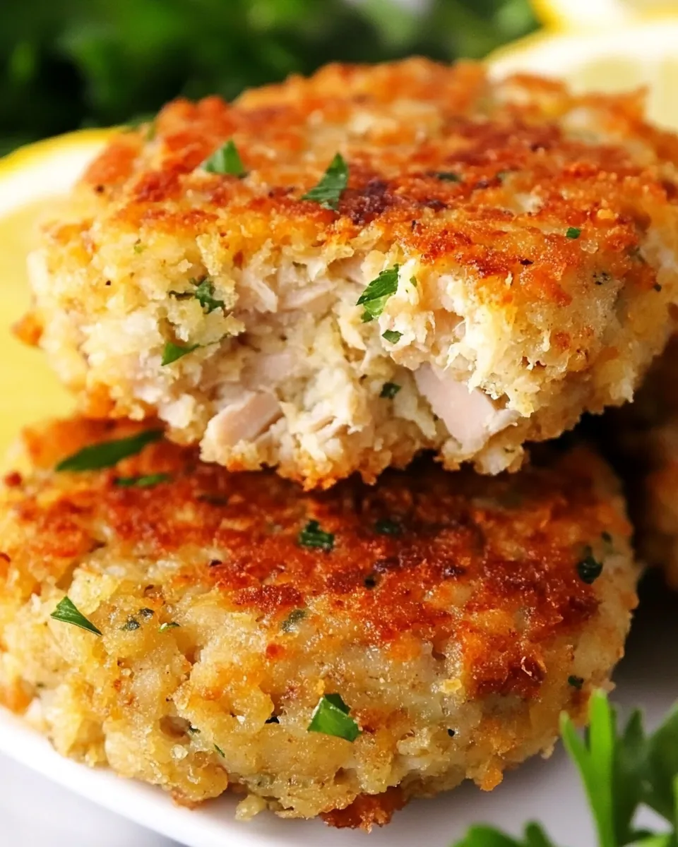 Homemade Lemon Garlic Tuna Cakes Recipe photo