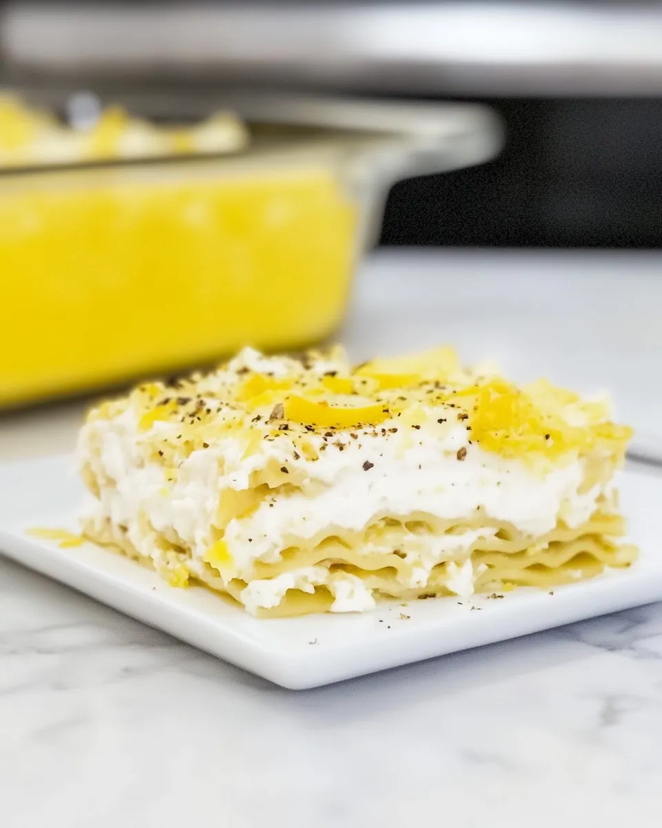 Delicious Lemon Lasagna dish photo