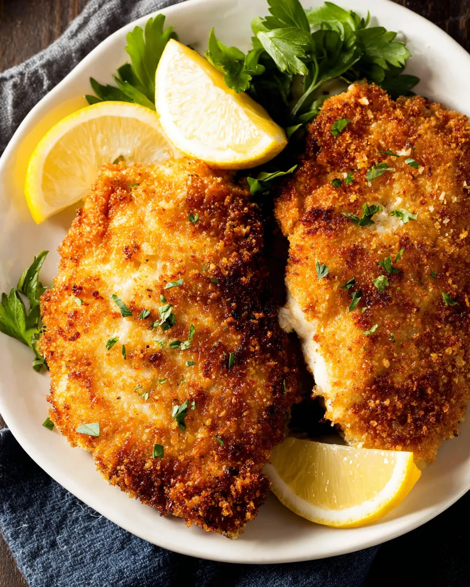 Classic Lemon Panko Chicken dish photo