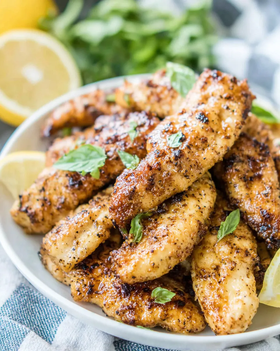 Classic Lemon Pepper Chicken Tenders image