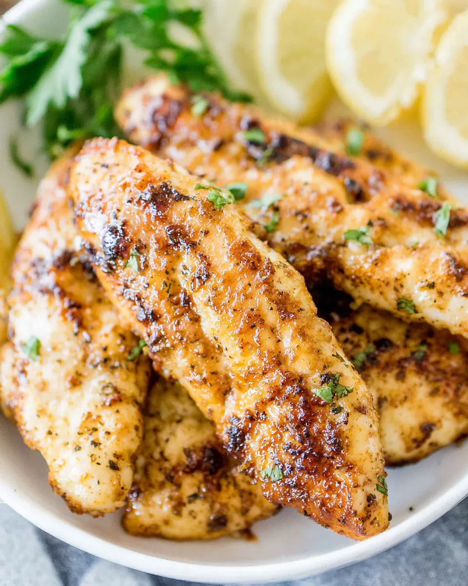 Easy Lemon Pepper Chicken Tenders recipe photo