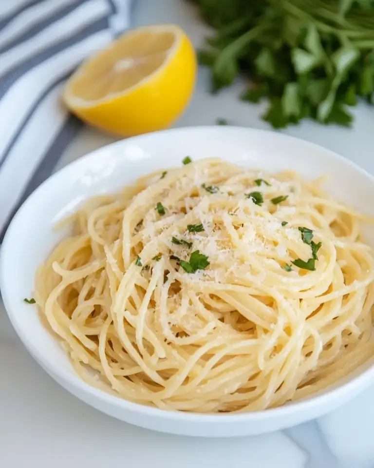 Homemade Lemon Spaghetti Recipe photo