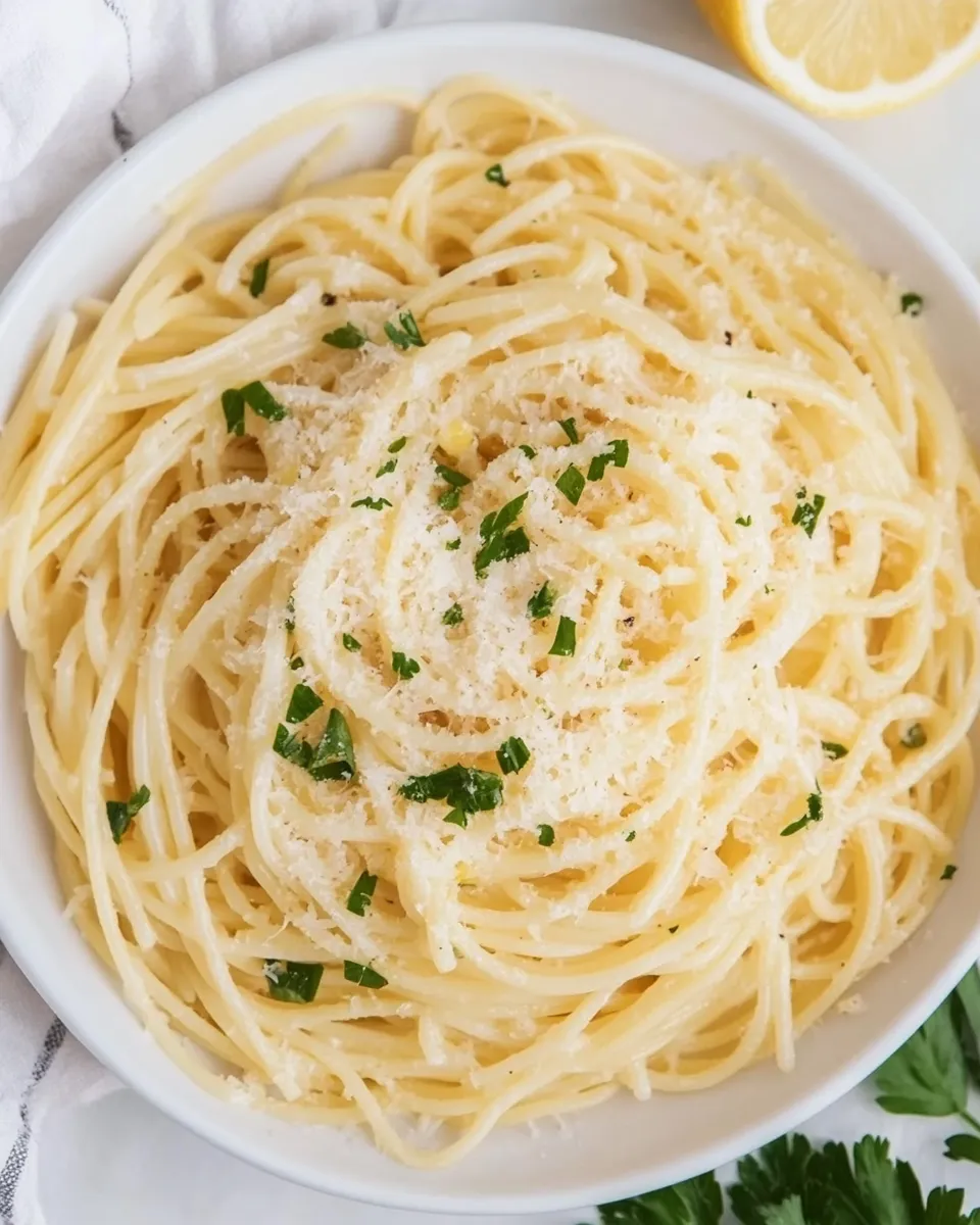 Classic Lemon Spaghetti Recipe image