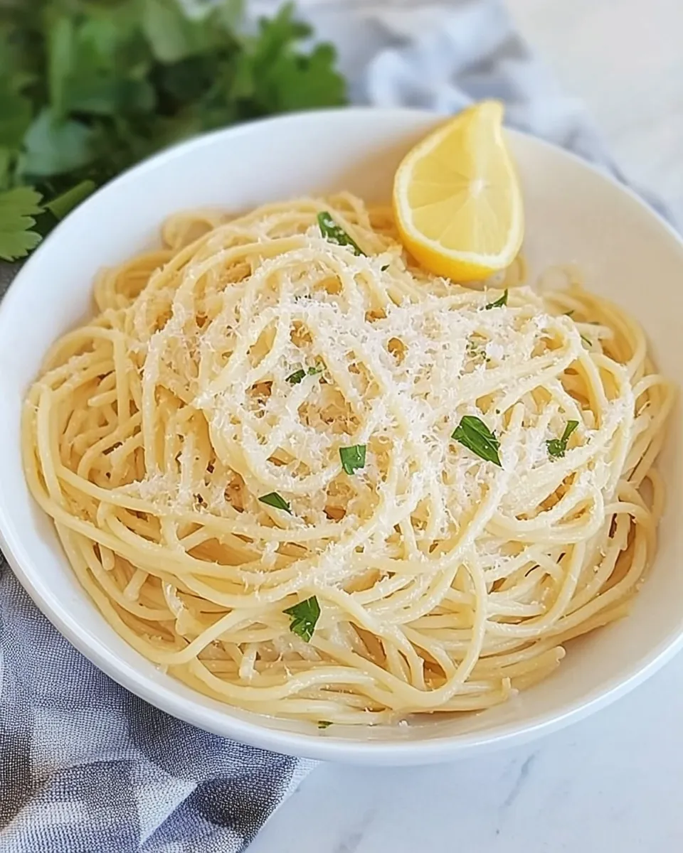 Easy Lemon Spaghetti Recipe recipe photo