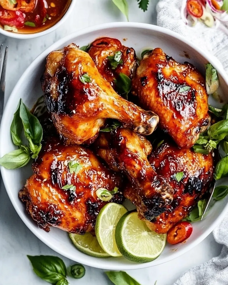 Delicious Lemongrass Chicken shot