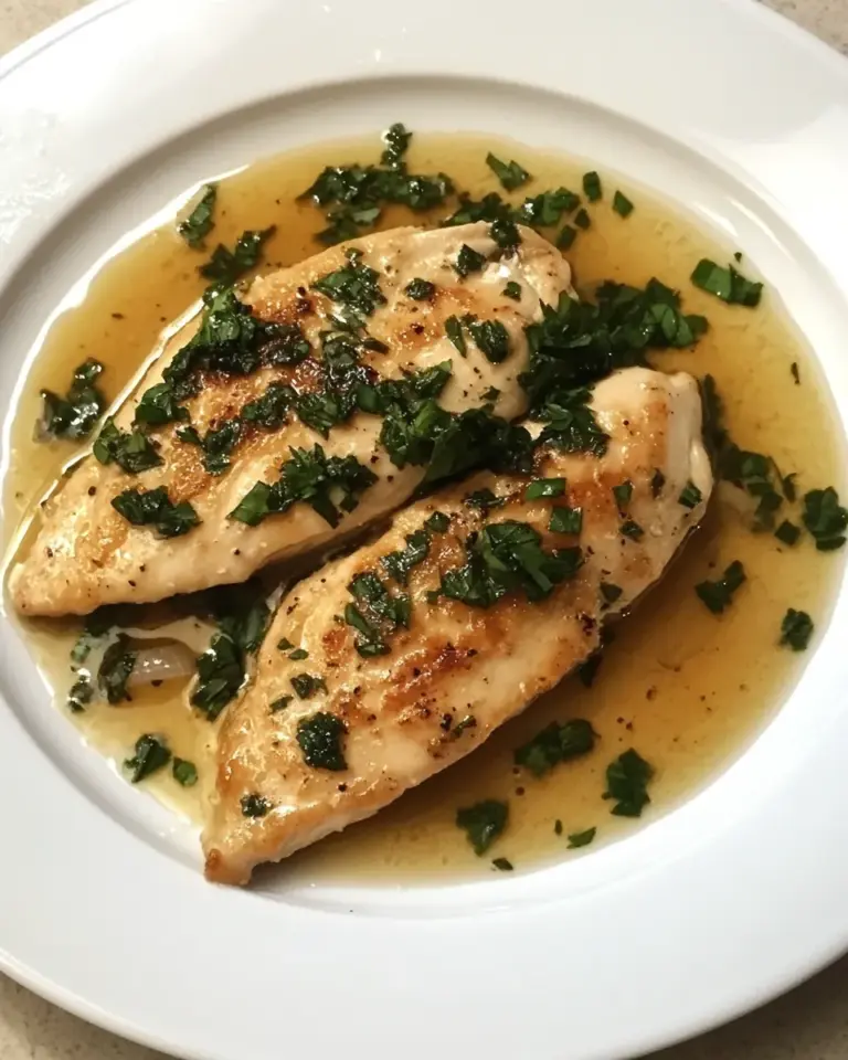 Homemade Light Chicken Piccata photo