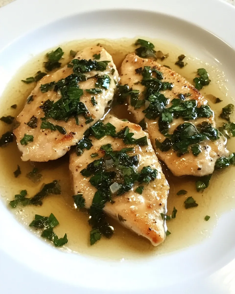 Easy Light Chicken Piccata recipe photo