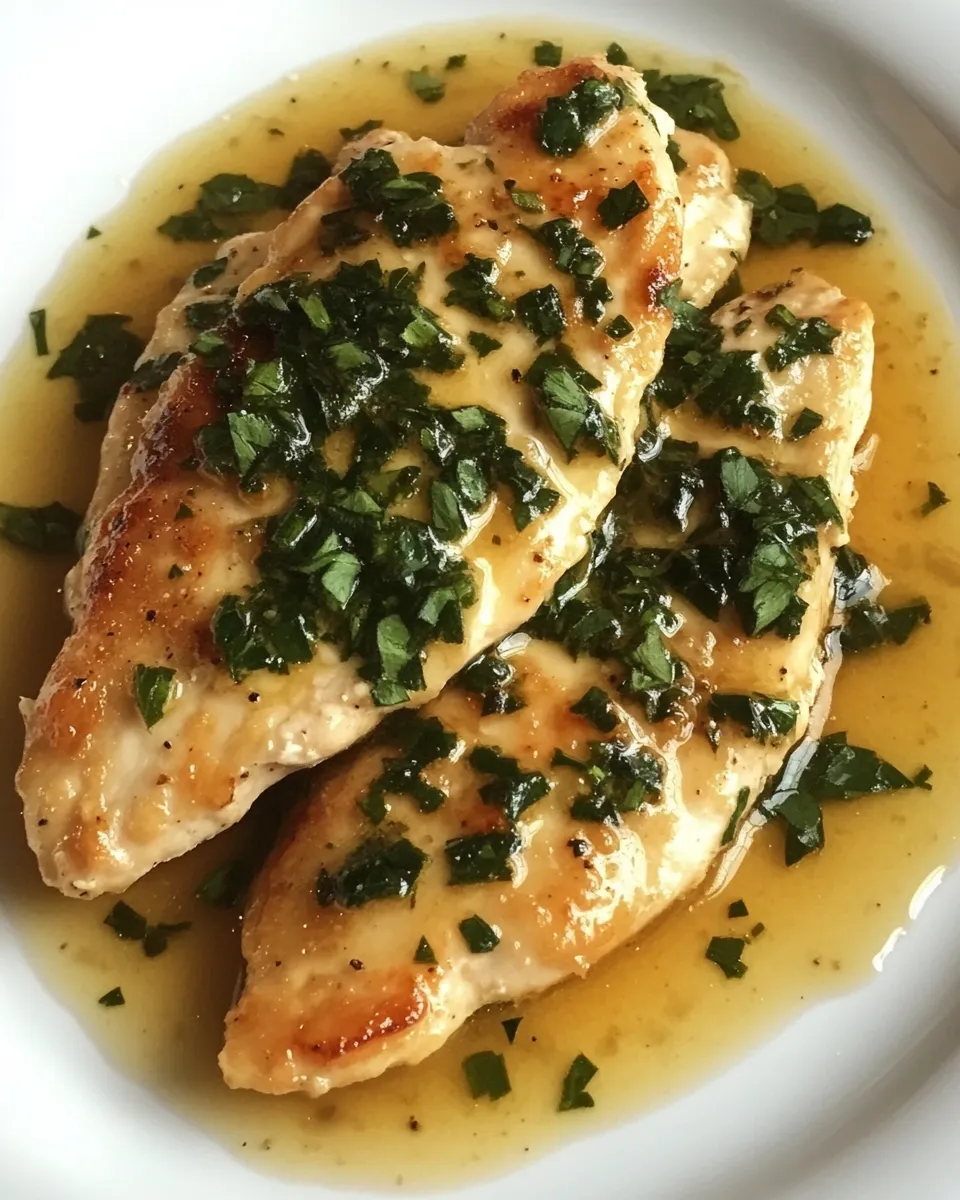 Delicious Light Chicken Piccata dish photo