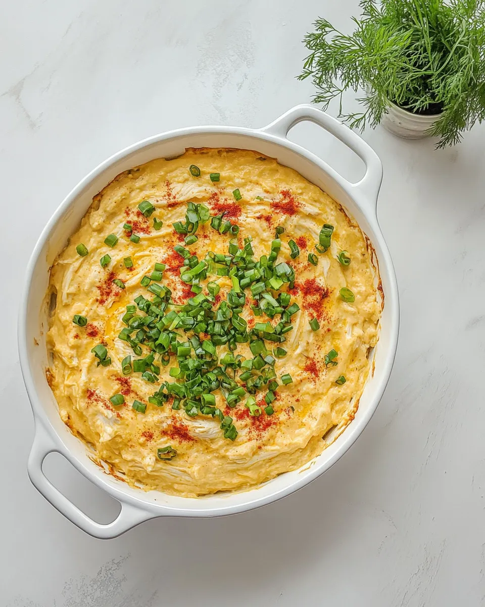 Classic Light and Healthy Buffalo Chicken Dip image