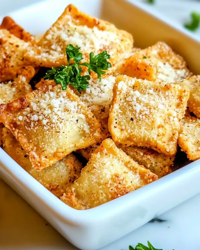Homemade Lighter Fried Ravioli Recipe photo