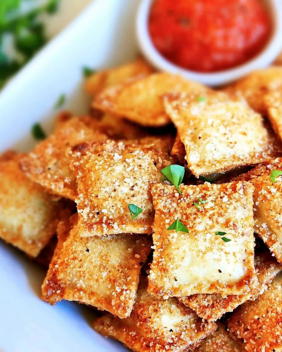 Classic Lighter Fried Ravioli Recipe image