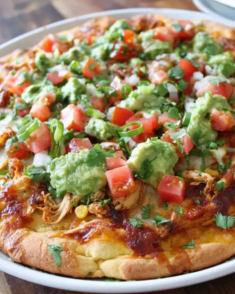 Homemade Loaded Chicken Fajita Pizza photo
