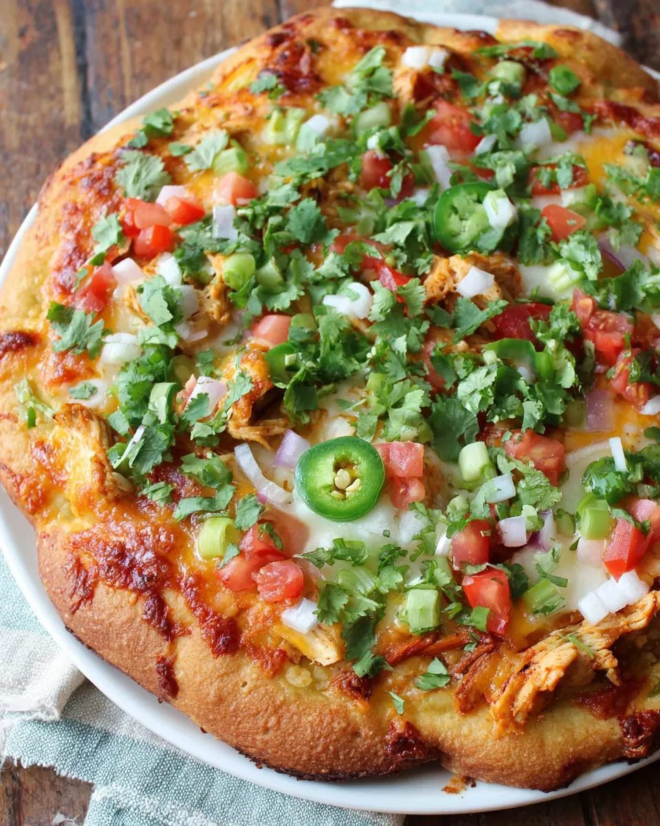 Classic Loaded Chicken Fajita Pizza image