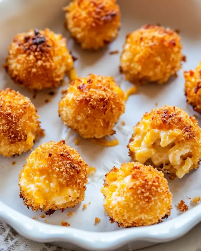 Homemade Macaroni and Cheese Baked Cheese Balls photo