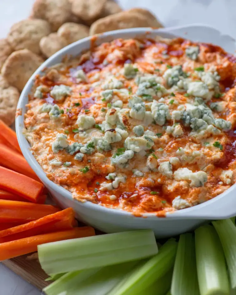 Homemade Macro Friendly Buffalo Chicken Dip photo