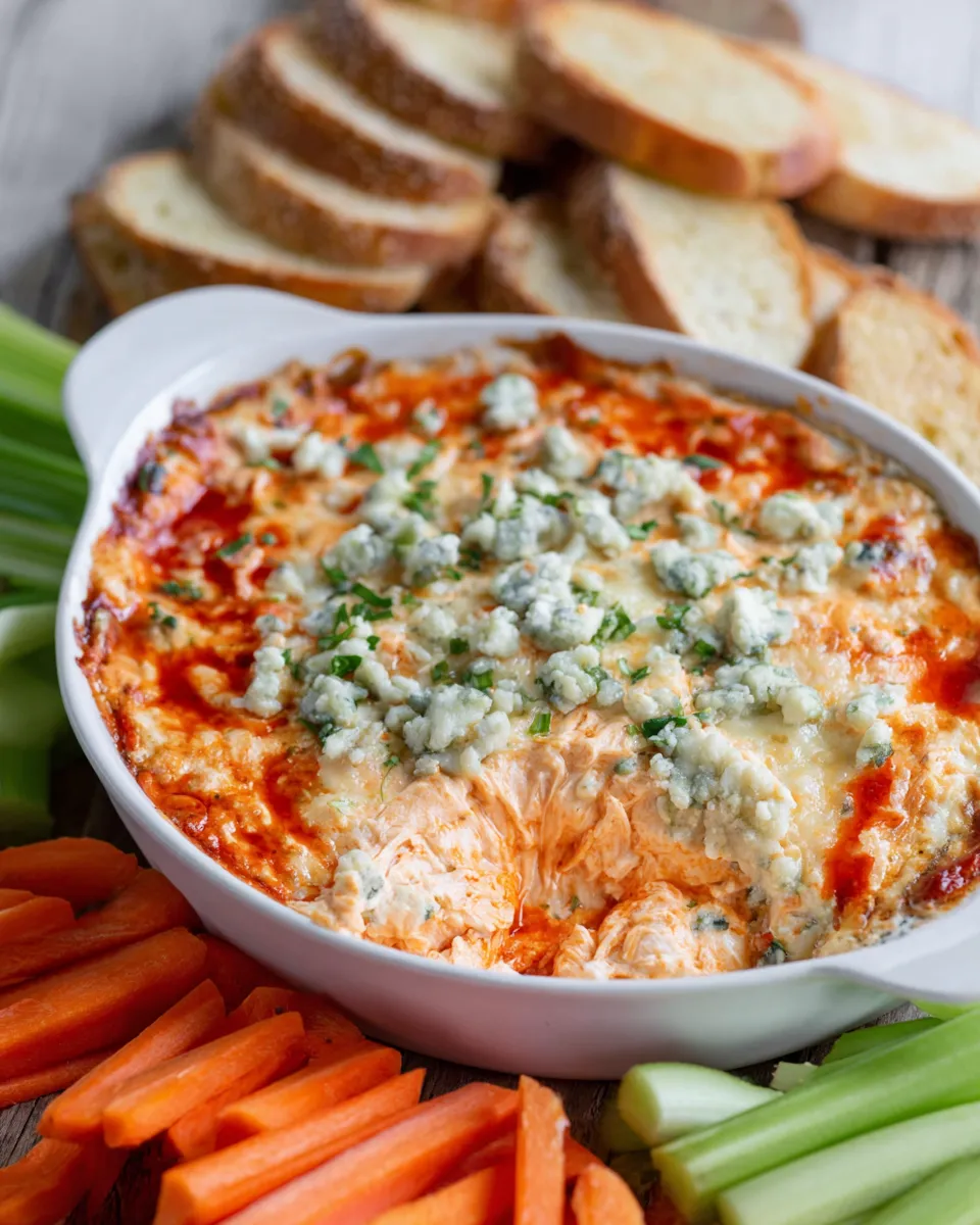 Classic Macro Friendly Buffalo Chicken Dip image