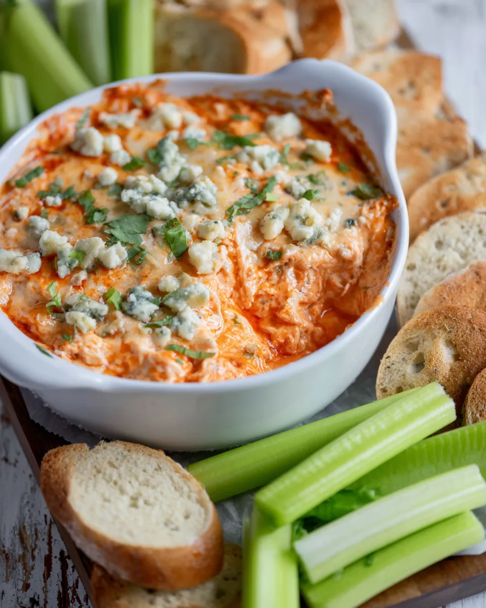 Easy Macro Friendly Buffalo Chicken Dip recipe photo