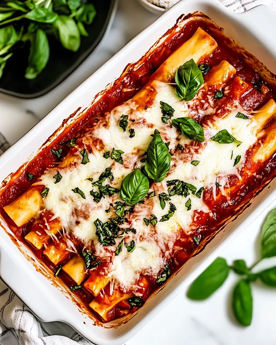 Easy Manicotti dish photo