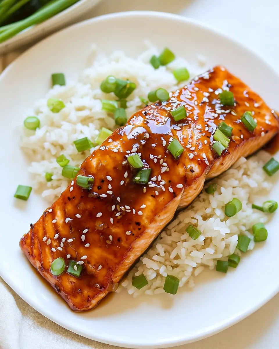 Classic Maple-Soy Glazed Salmon image