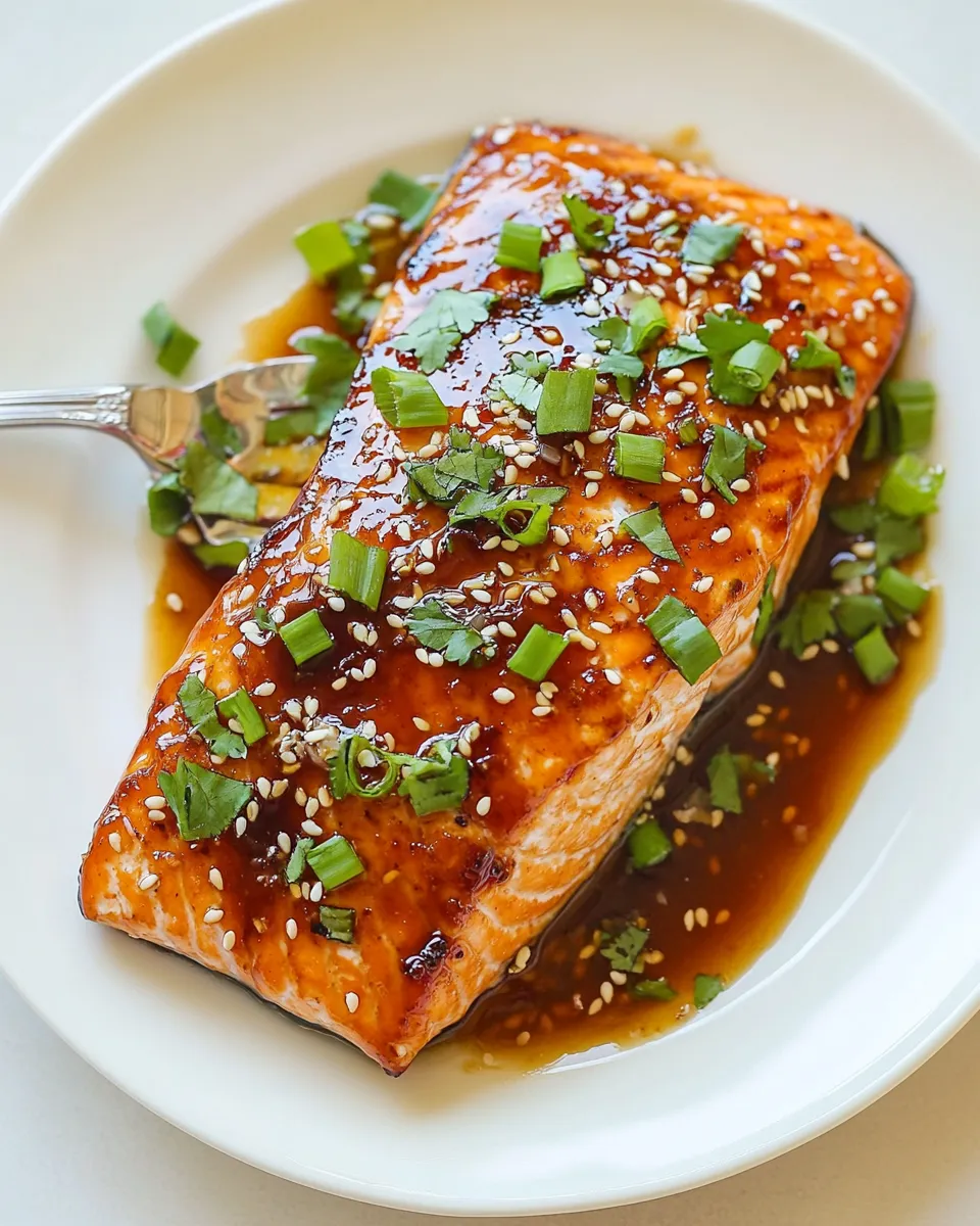 Easy Maple-Soy Glazed Salmon recipe photo