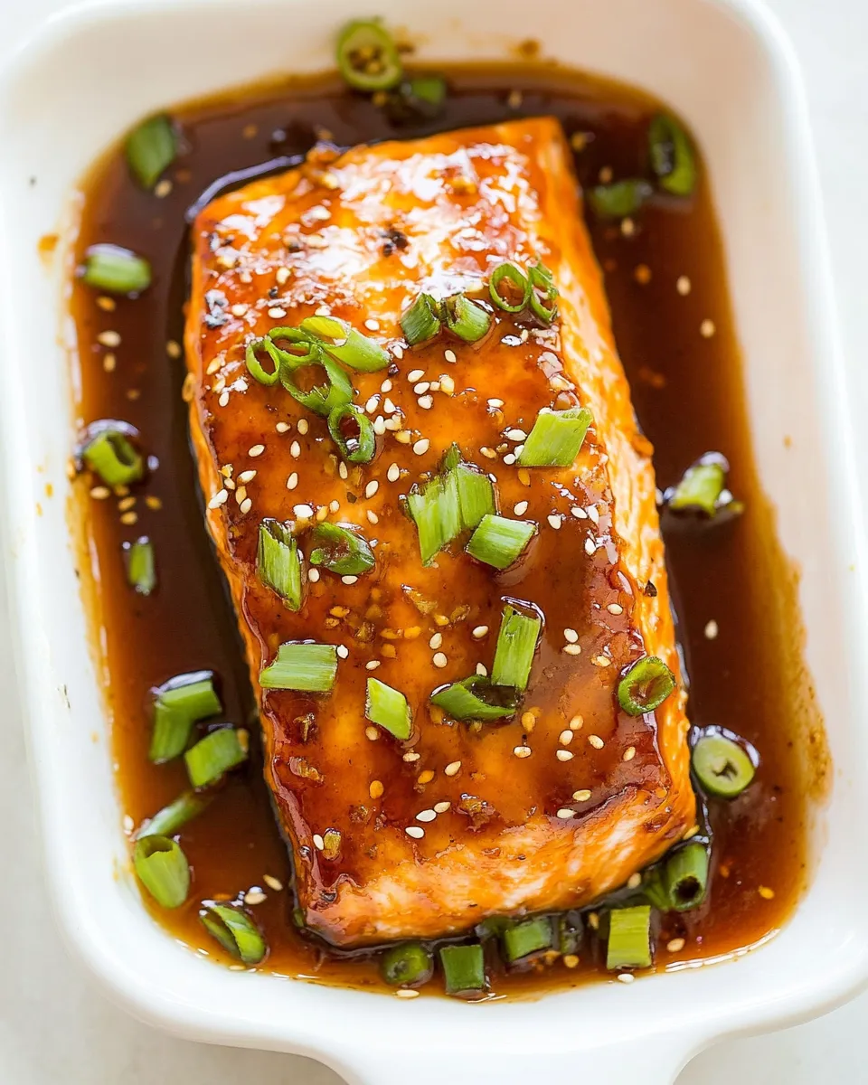 Delicious Maple-Soy Glazed Salmon shot