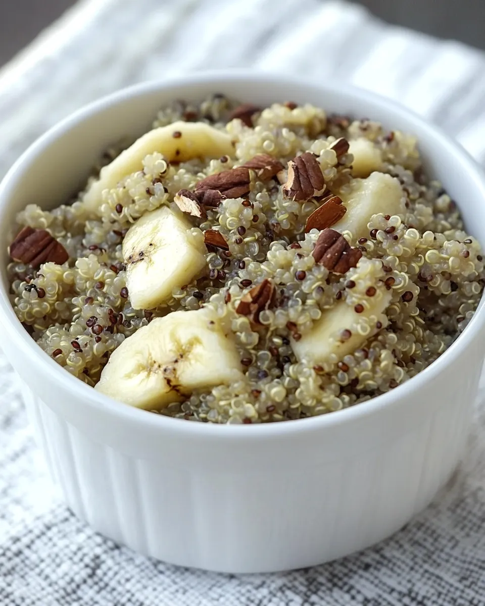 Classic Maple Banana Quinoa Recipe image