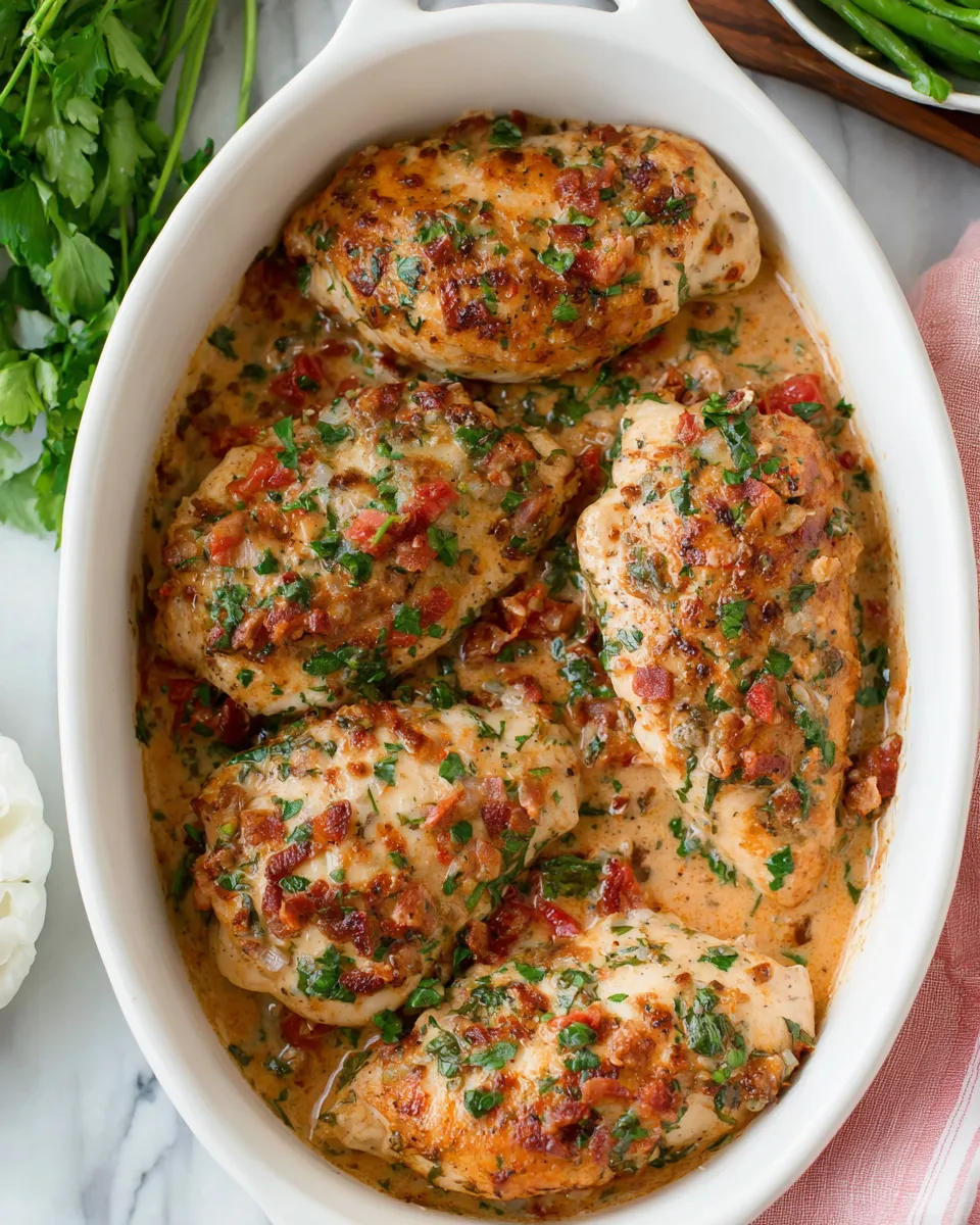 Delicious Marry Me Chicken plate image