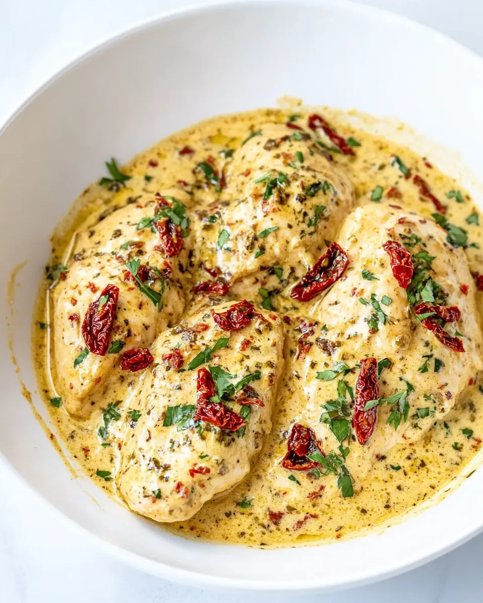 Delicious Marry Me Chicken (Creamy Sun-Dried Tomato Chicken) dish photo