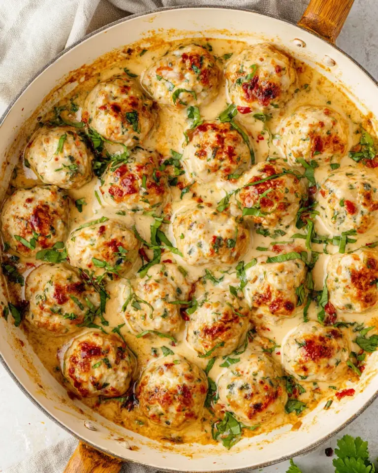 Homemade Marry Me Chicken Meatballs recipe photo