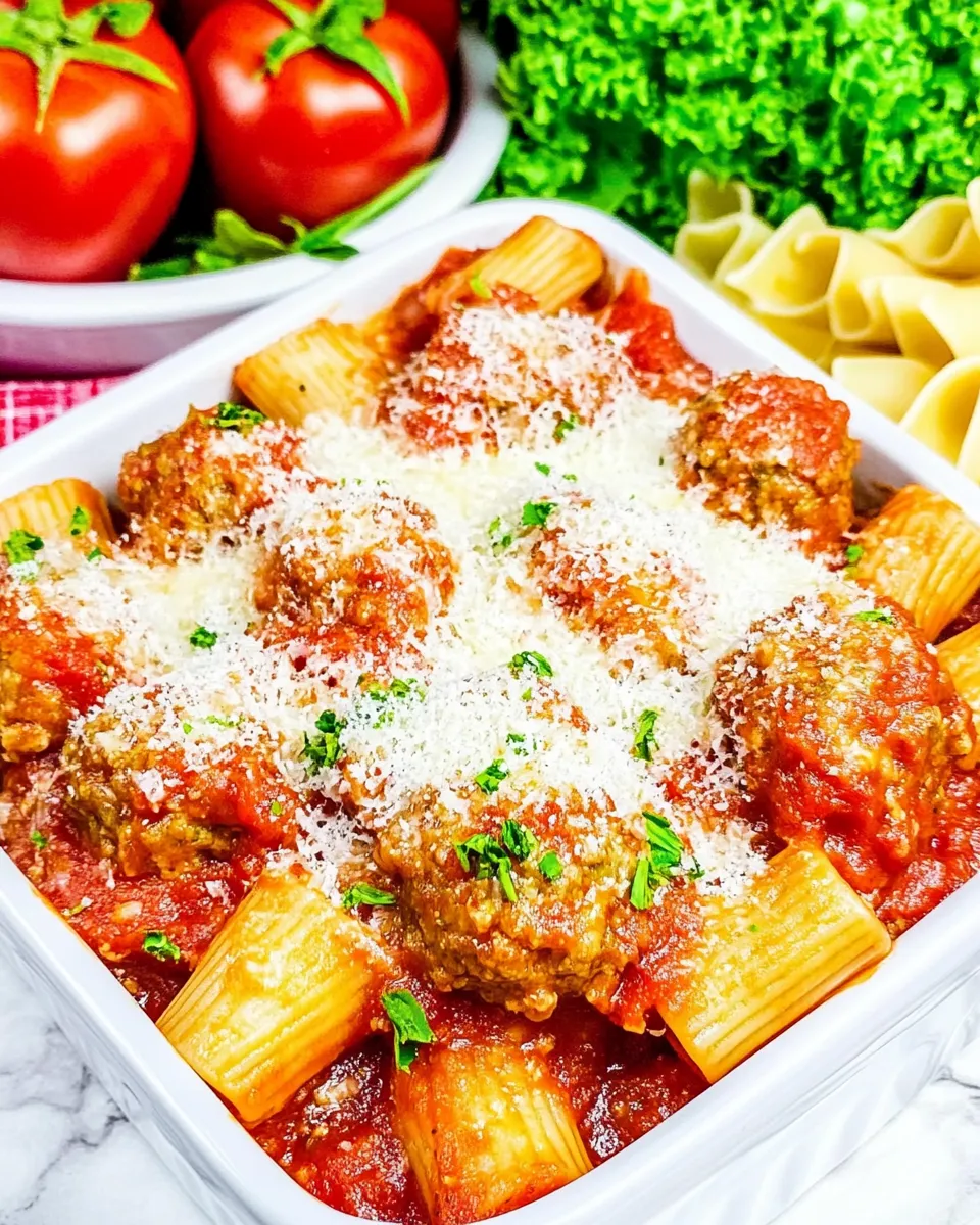 Classic Meatball Rigatoni image
