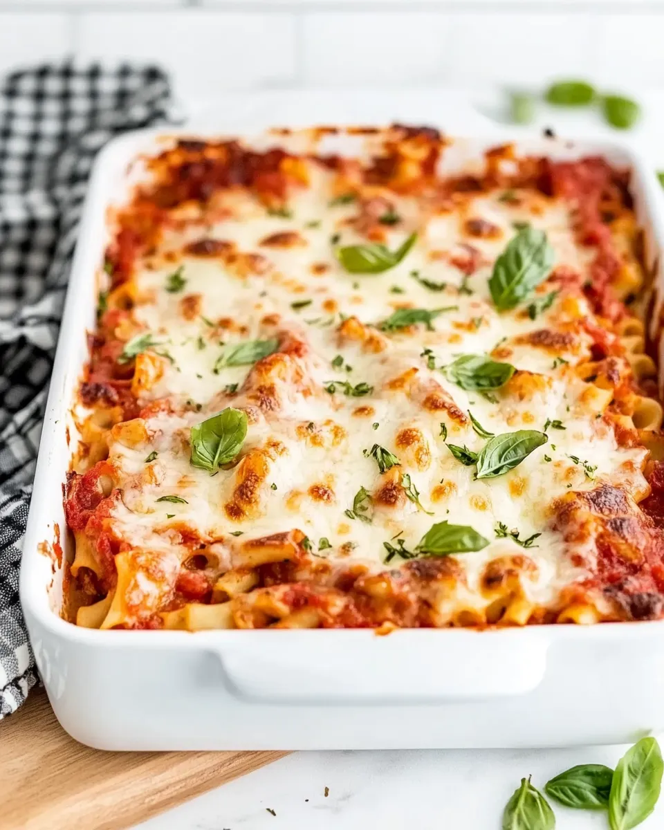 Homemade Meatless Baked Ziti photo